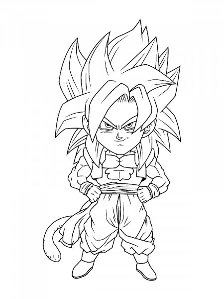 Dragon Ball Z coloring pages