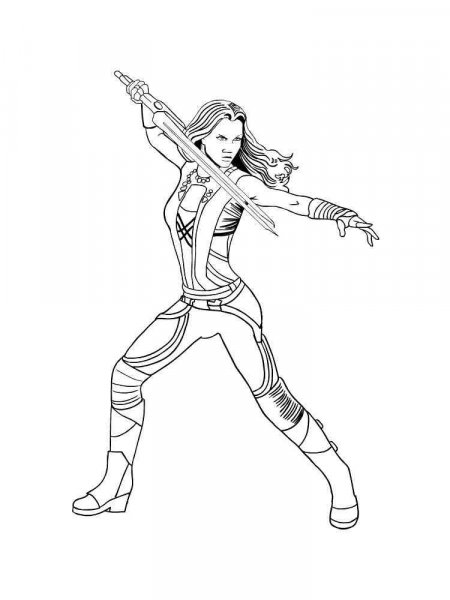 Guardians of the Galaxy coloring pages