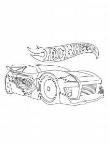 Hot Wheels coloring page 31 - Free printable