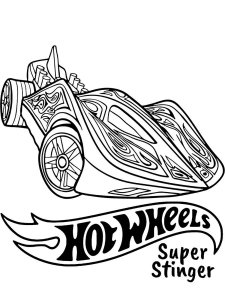 Hot Wheels coloring page 32 - Free printable