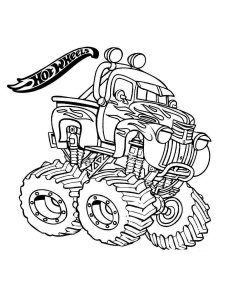 Hot Wheels coloring page 33 - Free printable