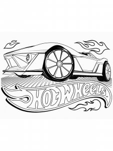 Hot Wheels coloring page 34 - Free printable