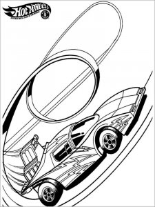 Hot Wheels coloring page 1 - Free printable