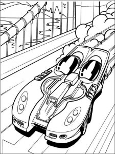 Hot Wheels coloring page 11 - Free printable