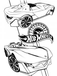 Hot Wheels coloring page 16 - Free printable