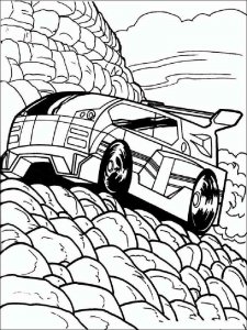 Hot Wheels coloring page 19 - Free printable