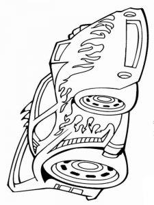 Hot Wheels coloring page 23 - Free printable