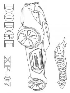 Hot Wheels coloring page 27 - Free printable