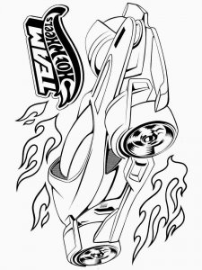 Hot Wheels coloring page 28 - Free printable