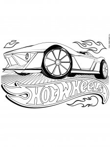 Hot Wheels Coloring Pages 31