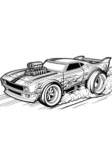 Hot Wheels Coloring Pages 54