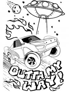 Hot Wheels coloring page 6 - Free printable