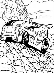 Hot Wheels coloring page 37 - Free printable