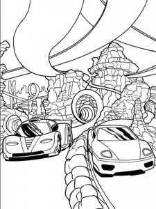 Hot Wheels coloring page 46 - Free printable