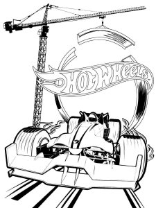 Hot Wheels coloring page 47 - Free printable