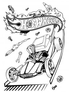 Hot Wheels coloring page 51 - Free printable