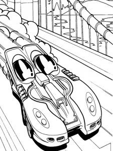 Hot Wheels coloring page 39 - Free printable