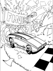 Hot Wheels coloring page 41 - Free printable