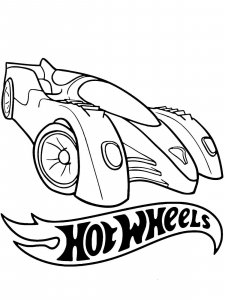 Hot Wheels coloring page 42 - Free printable
