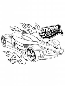 Hot Wheels coloring page 45 - Free printable