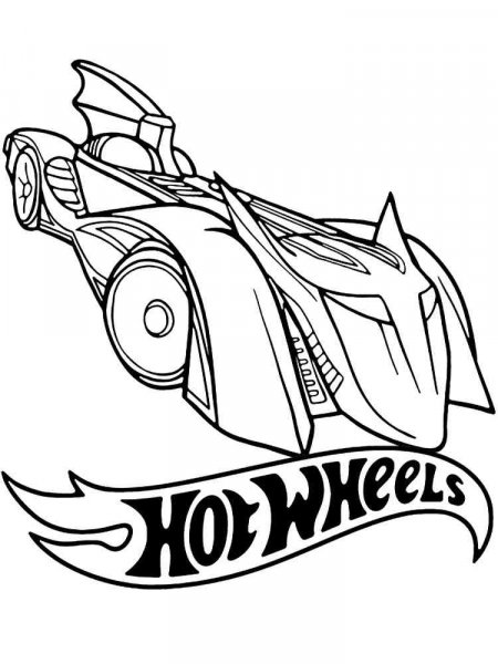 Hot Wheels coloring pages