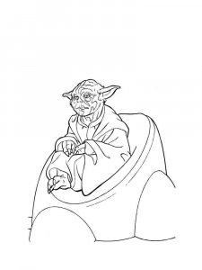 Jedi Star Wars coloring page 18 - Free printable