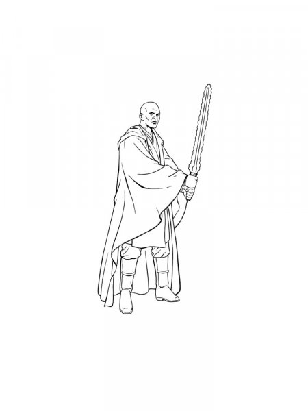 Jedi Coloring Pages