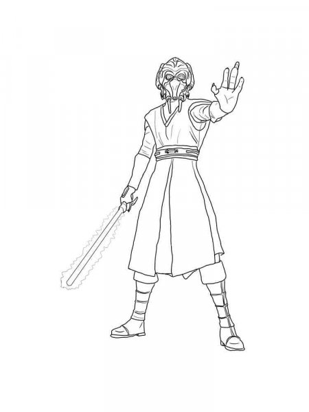 Jedi coloring pages