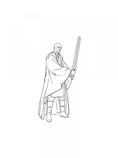 Jedi coloring pages