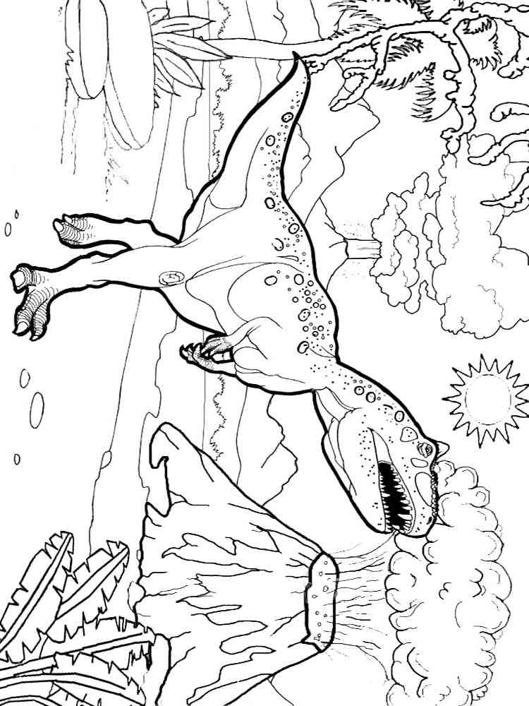 free jurassic world coloring pages download and print