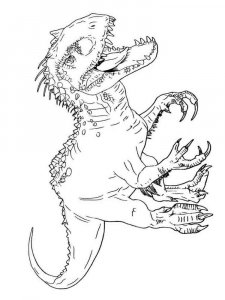 Jurassic World coloring page 14 - Free printable