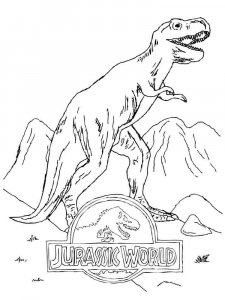 Jurassic World coloring pages