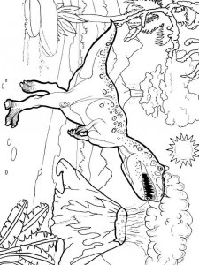 Jurassic World coloring page 4 - Free printable