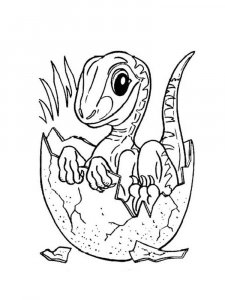 Jurassic World coloring page 7 - Free printable