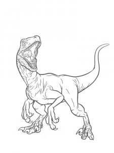 Jurassic World coloring page 9 - Free printable