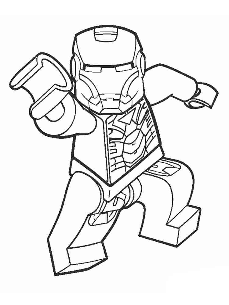 Free Lego Avengers coloring pages. Download and print Lego Avengers