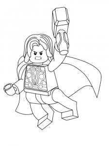 Lego Avengers coloring page 7 - Free printable