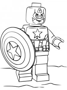 Lego Avengers coloring page 8 - Free printable