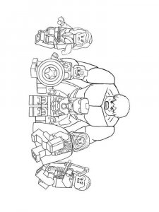 Lego Avengers coloring page 9 - Free printable