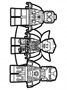 Lego Avengers coloring page 15 - Free printable