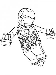 Lego Avengers coloring page 18 - Free printable