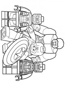 Lego Avengers coloring page 19 - Free printable