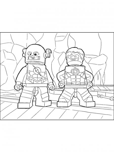 Lego Avengers coloring pages