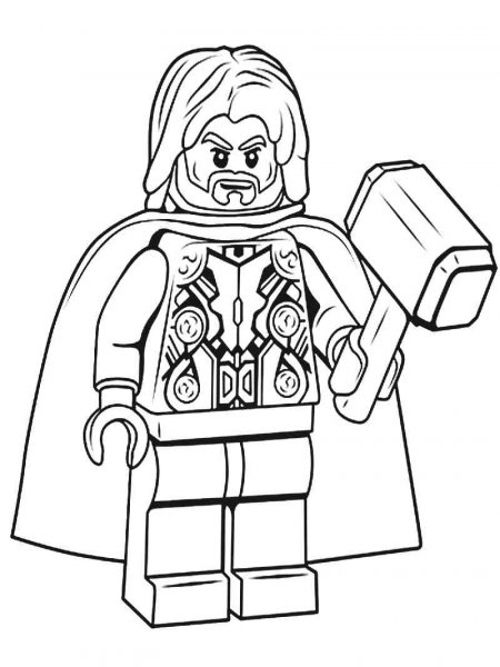 Lego Avengers coloring pages