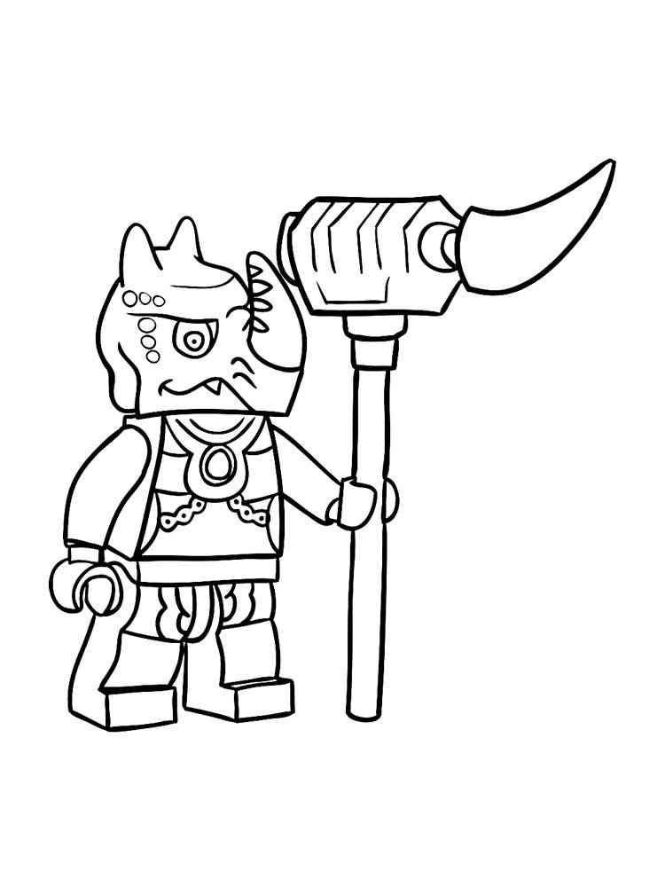 chima coloring pages longtooth