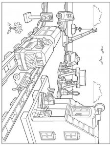 Lego City coloring page 15 - Free printable