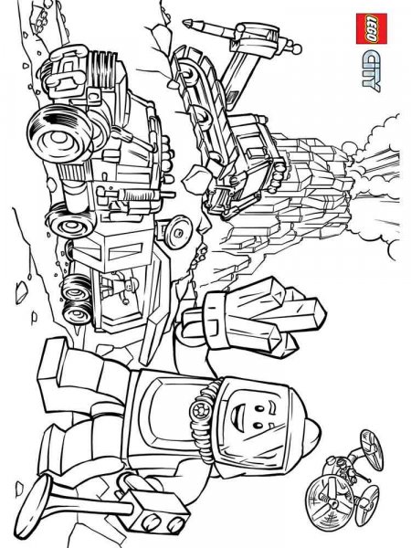 Lego City coloring pages