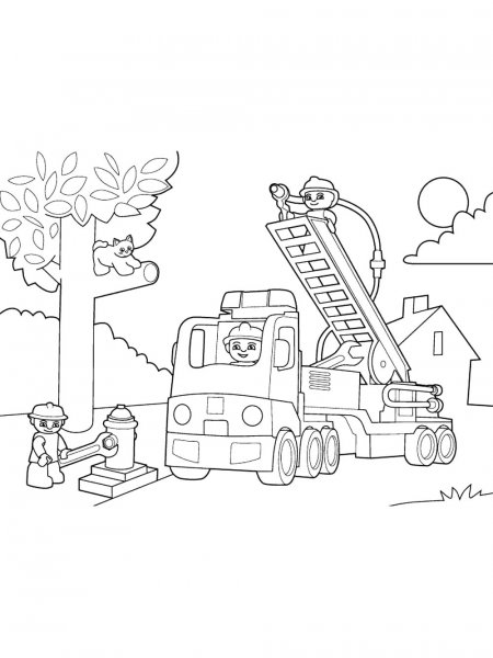 Lego Duplo coloring pages