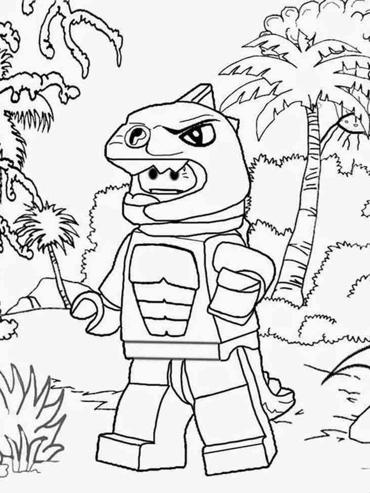 Free Lego Jurassic World coloring pages. Download and print Lego