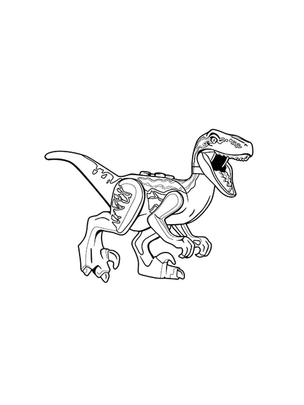 LEGO Jurassic World Coloring Sheets